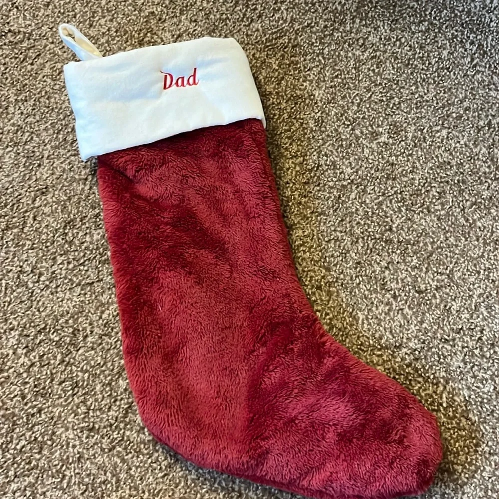 Pottery Barn Dad Stocking